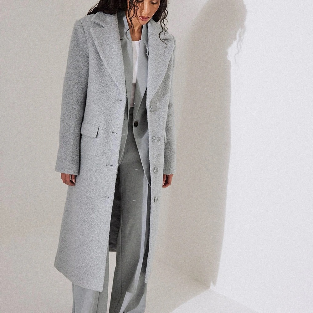 Na-kd Gray Long Coat